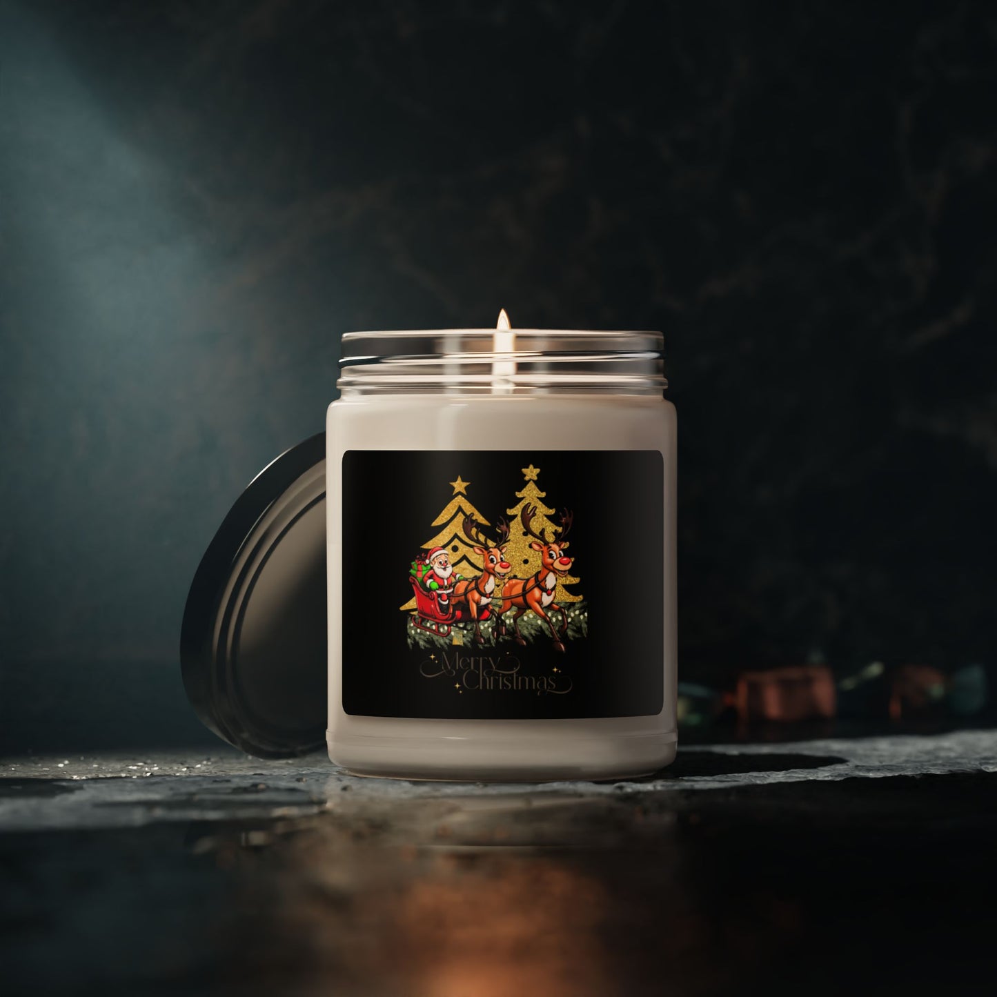 Santa's Sleigh Scented Soya Candle