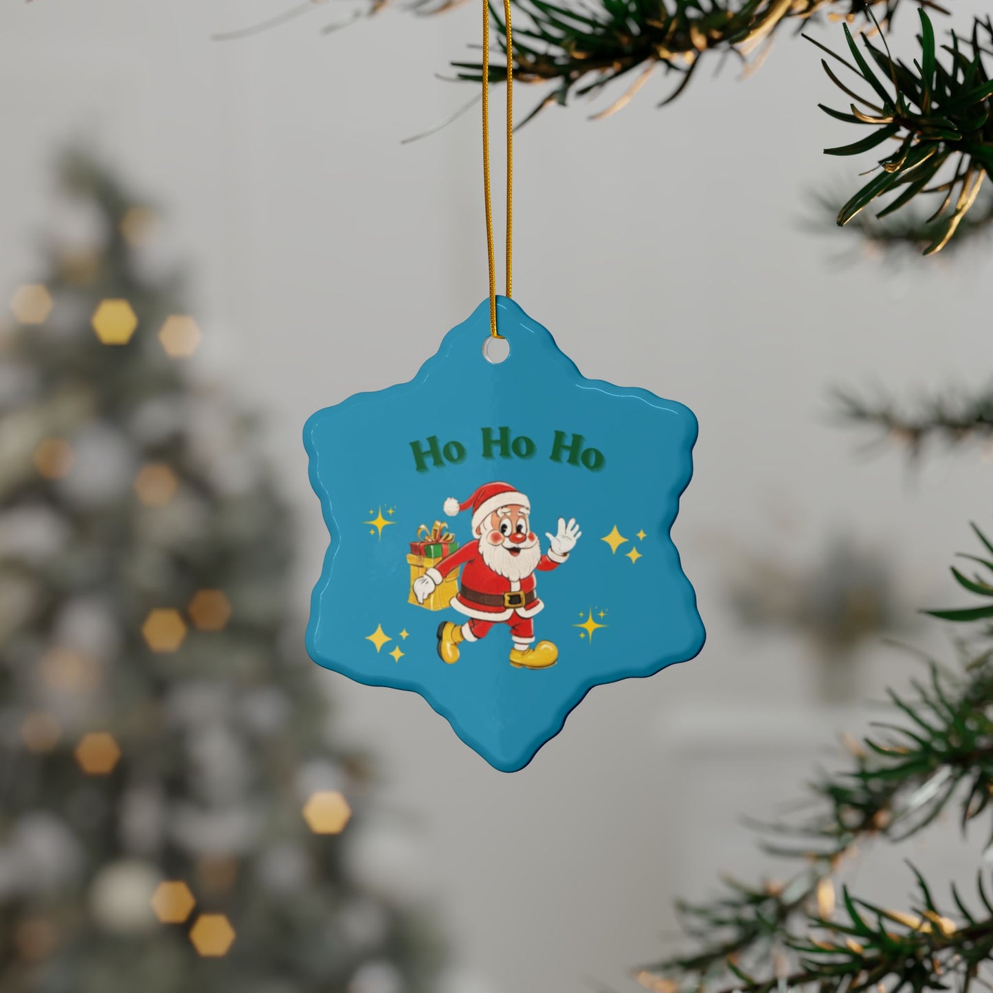 Santa Decorative Ceramic Ornament