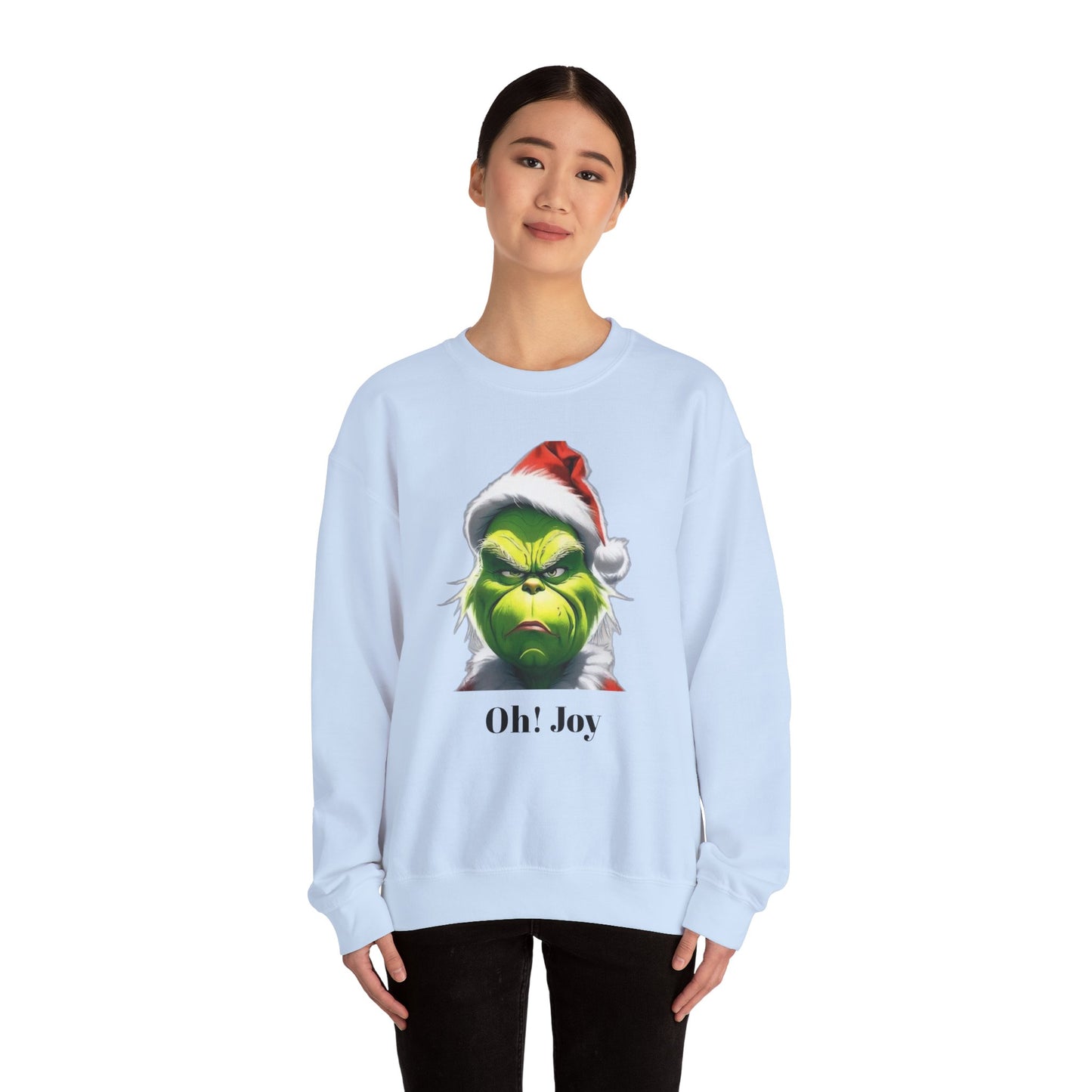 Grinch Face Unisex Crewneck Sweatshirt