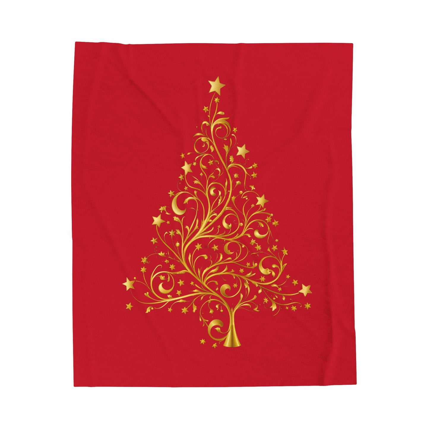 Christmas Tree Velveteen Plush Blanket