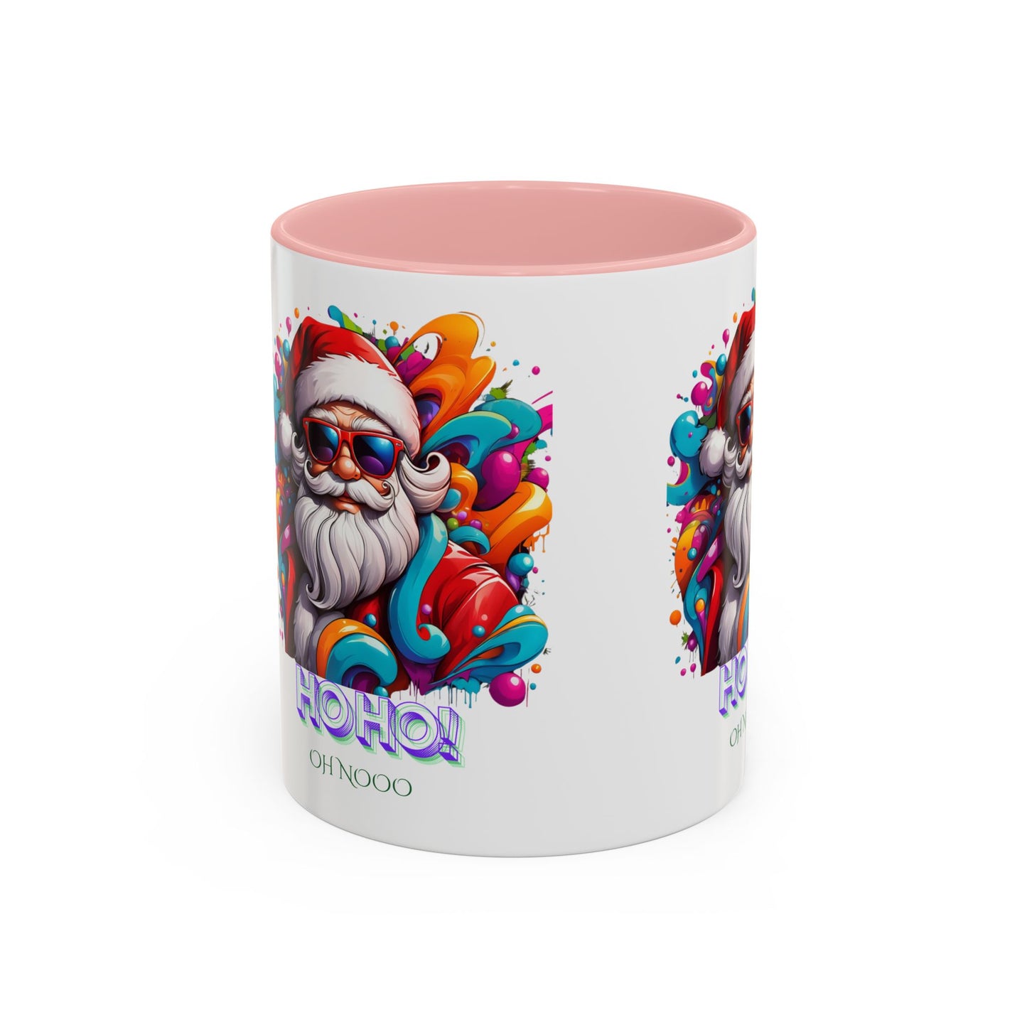 Funky Santa Accent Mug