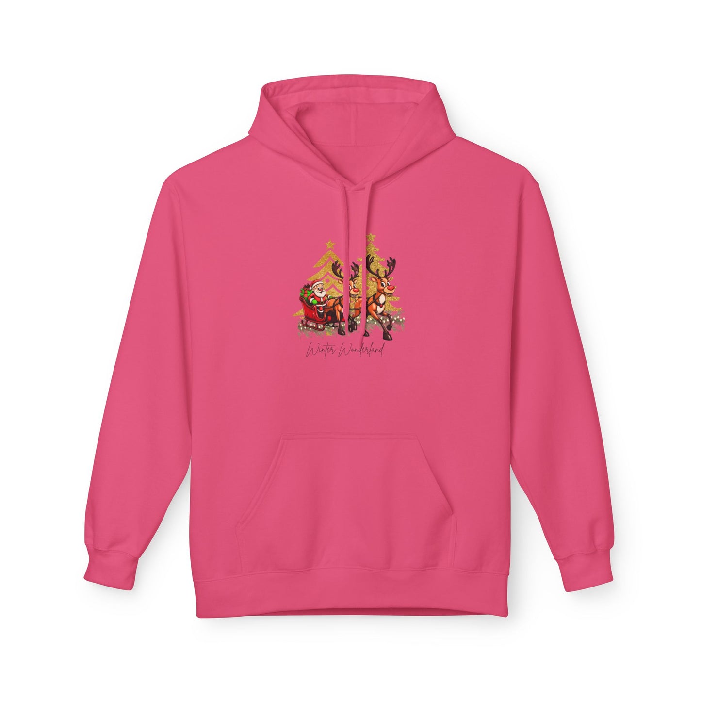 Santa's Sleigh Fleece Hoodie