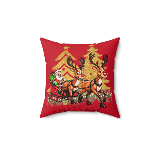 Santa's Sleigh Pillow