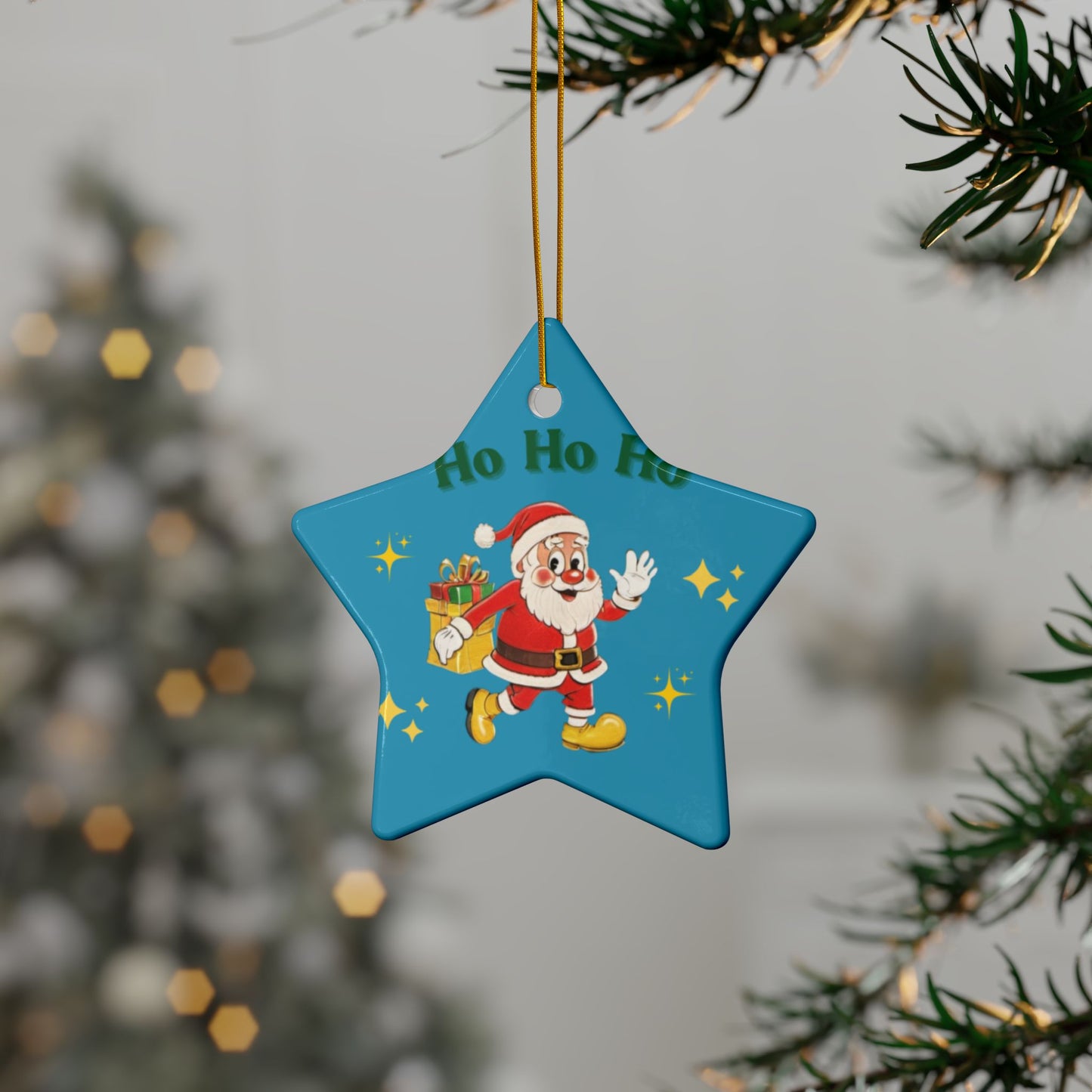 Santa Decorative Ceramic Ornament