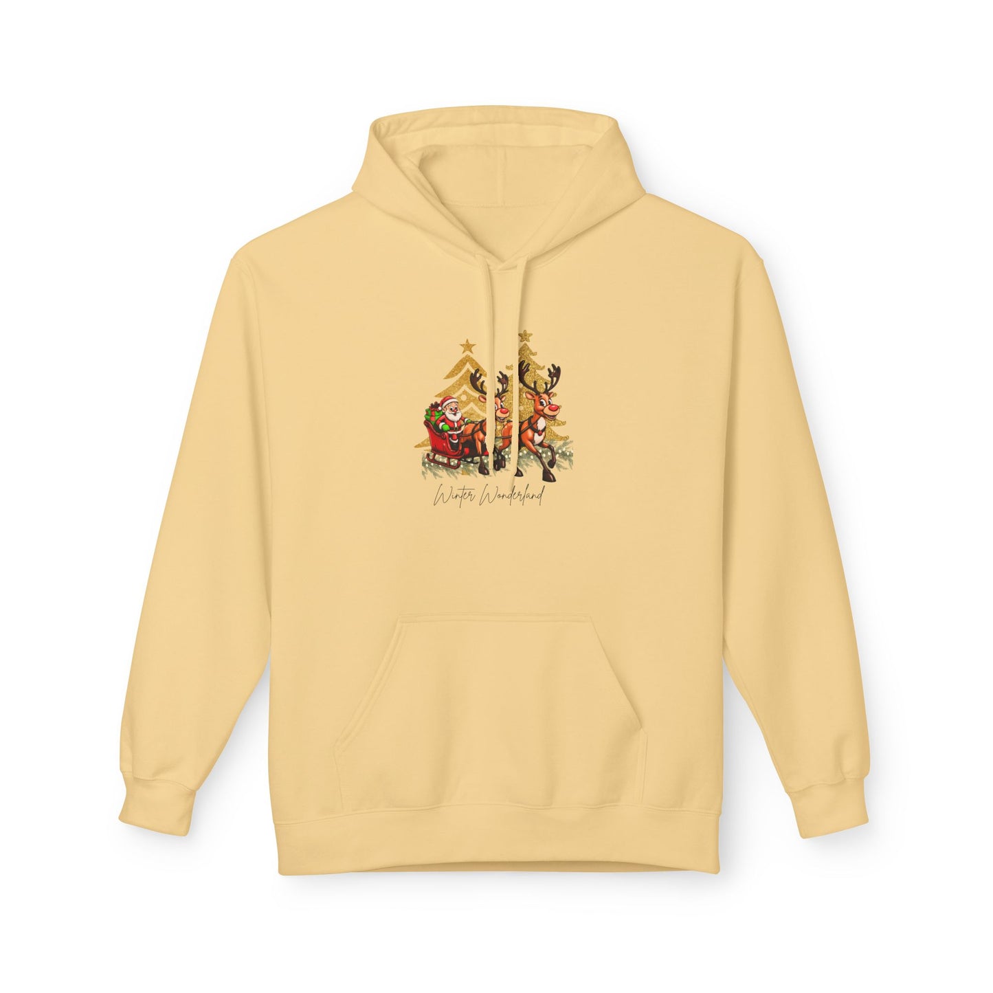 Santa's Sleigh Fleece Hoodie