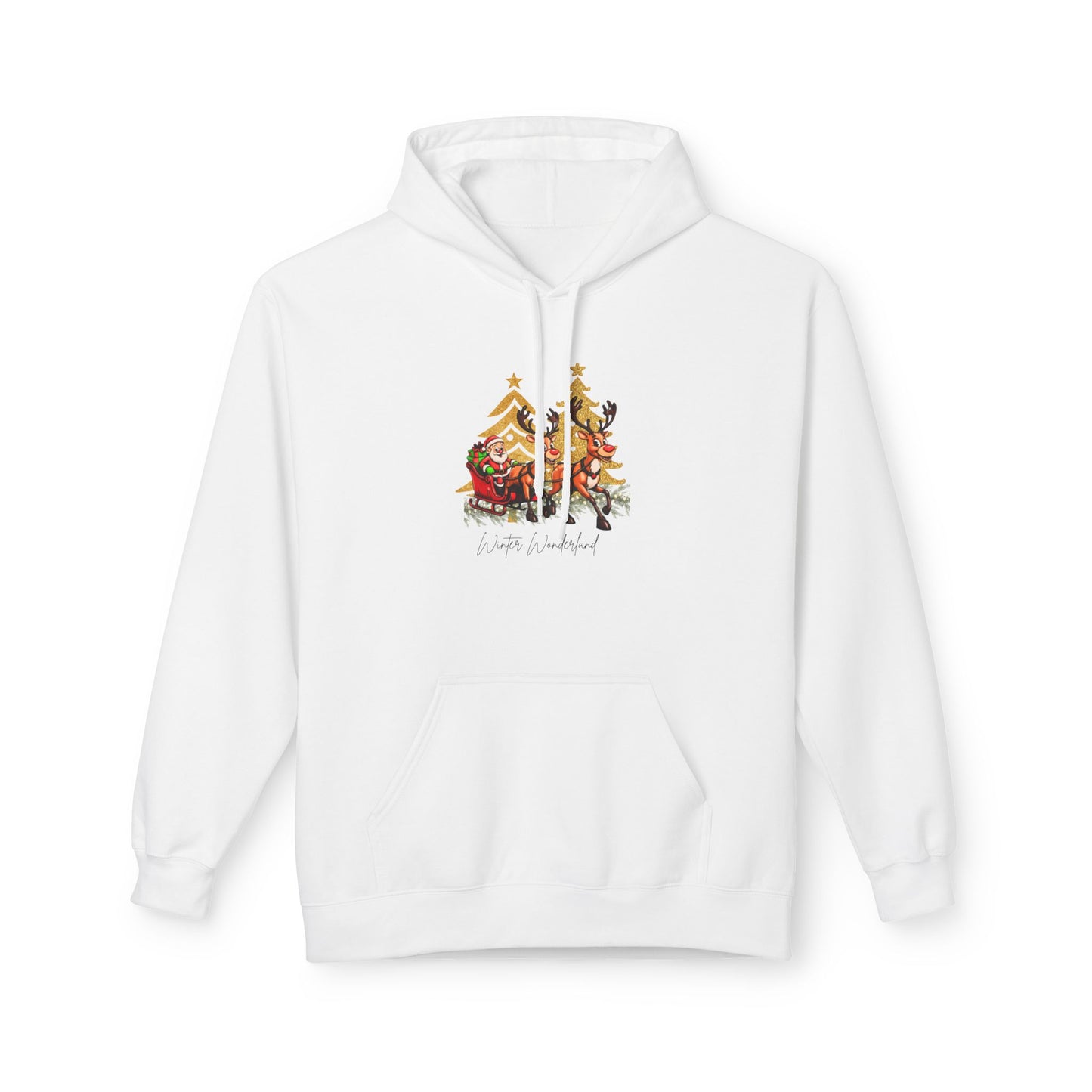 Santa's Sleigh Fleece Hoodie