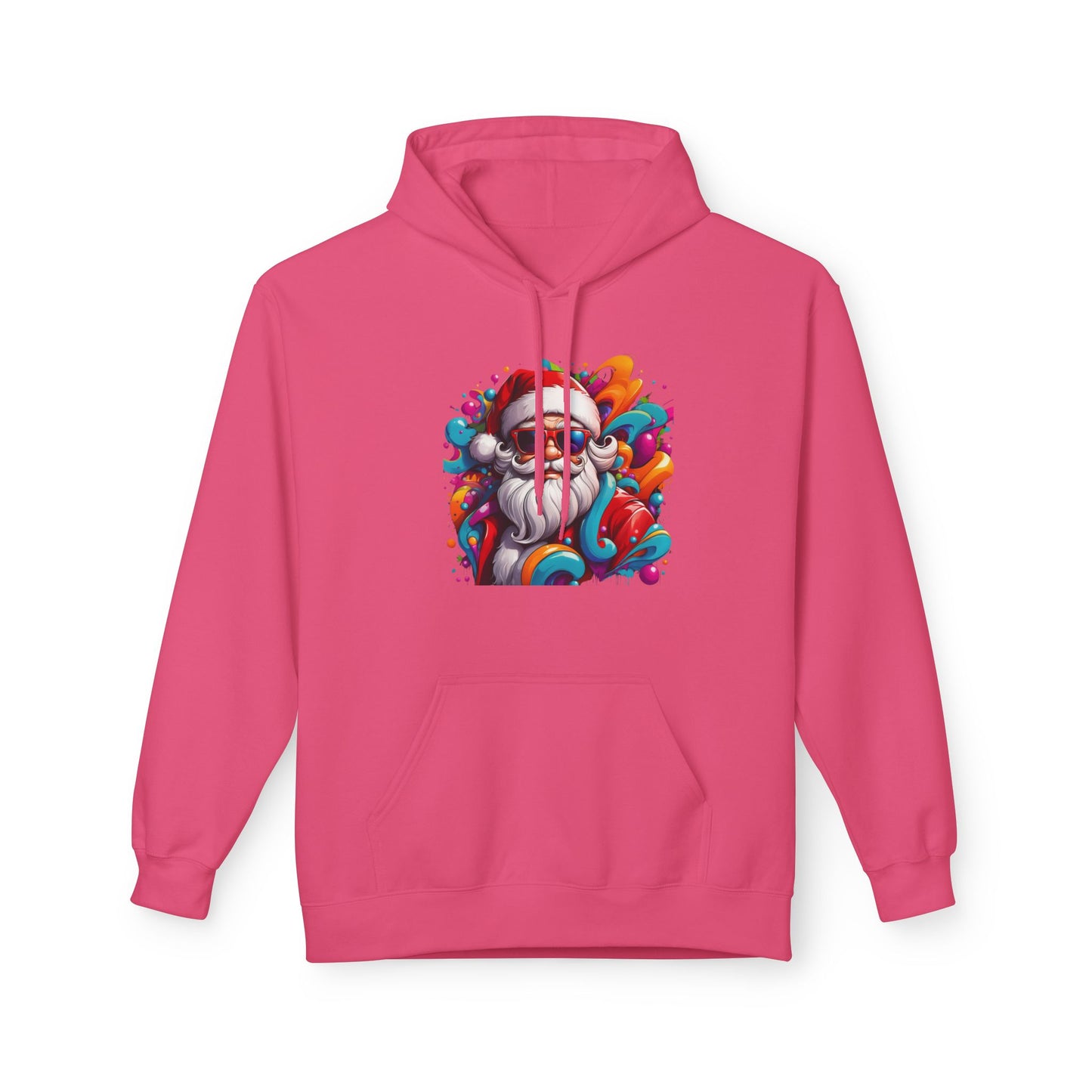 Funky Santa Fleece Hoodie