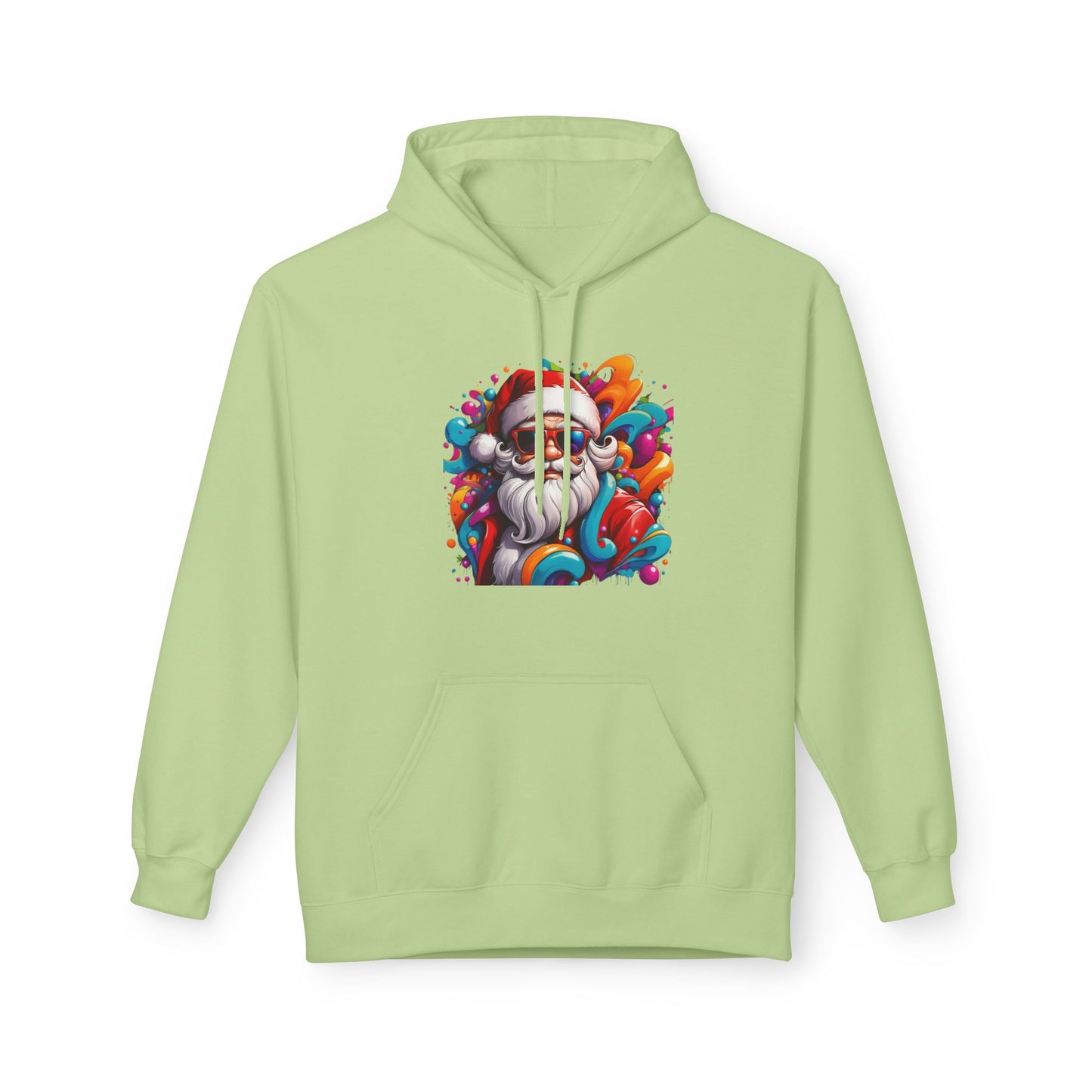 Funky Santa Fleece Hoodie