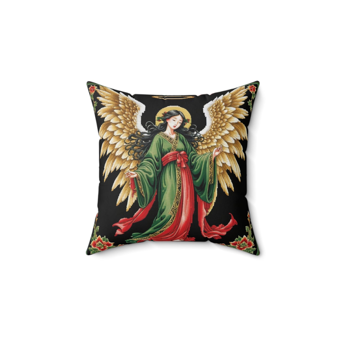 Angel Printed Square Pillow