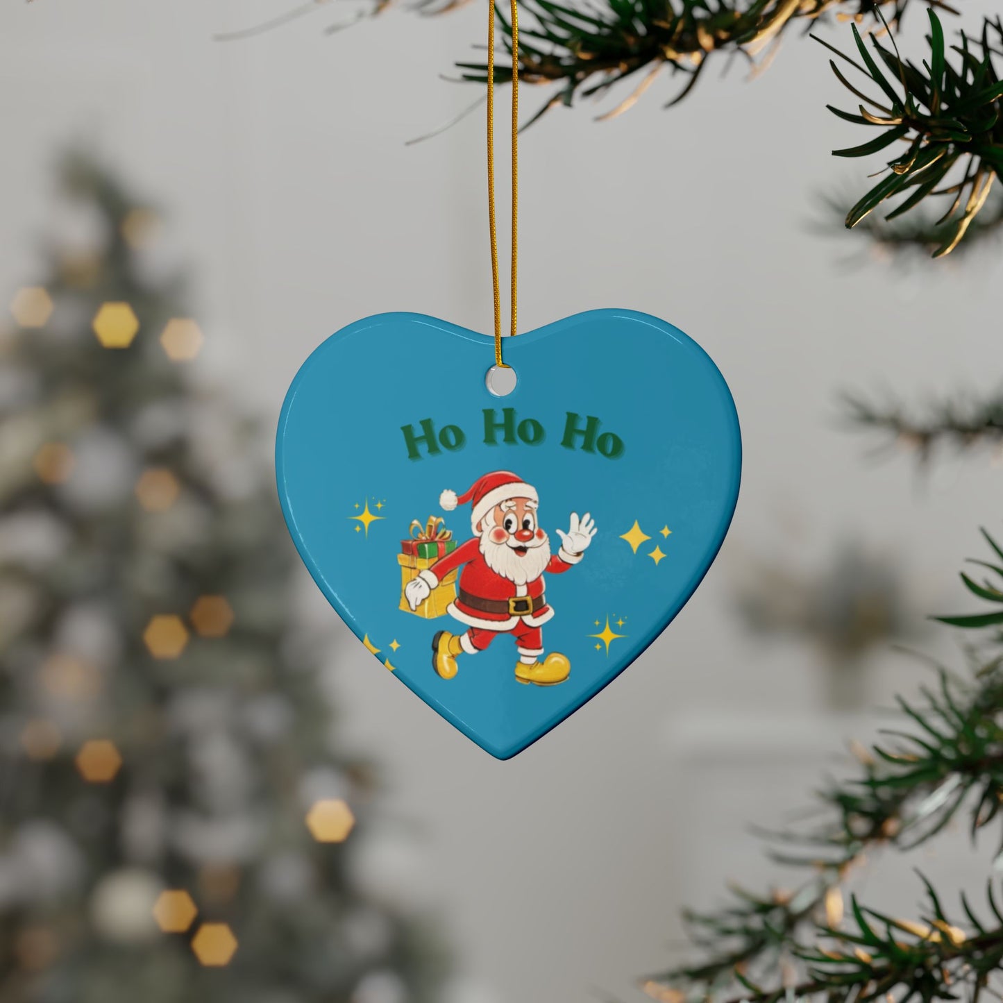 Santa Decorative Ceramic Ornament