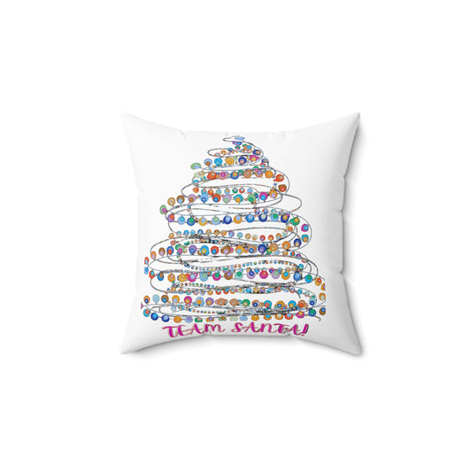 Christmas Tree Square Pillow