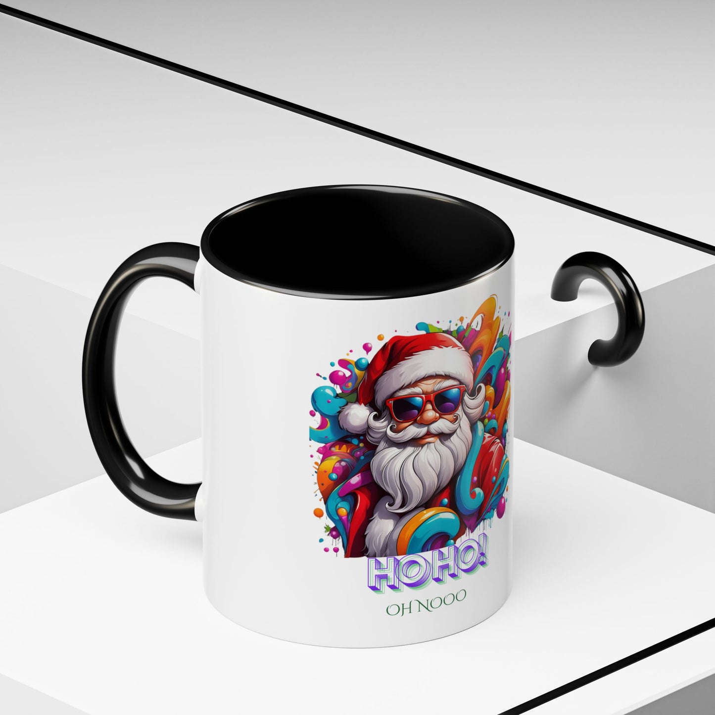 Funky Santa Accent Mug