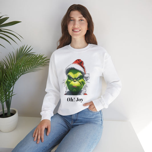 Grinch Face Unisex Crewneck Sweatshirt