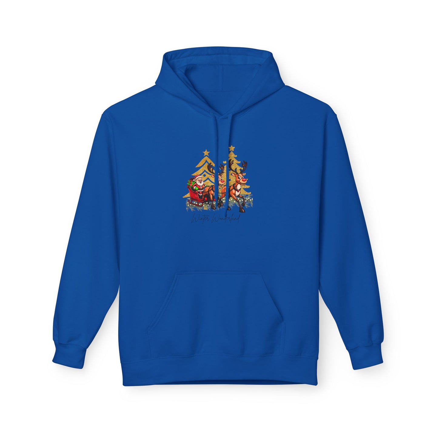 Santa's Sleigh Fleece Hoodie