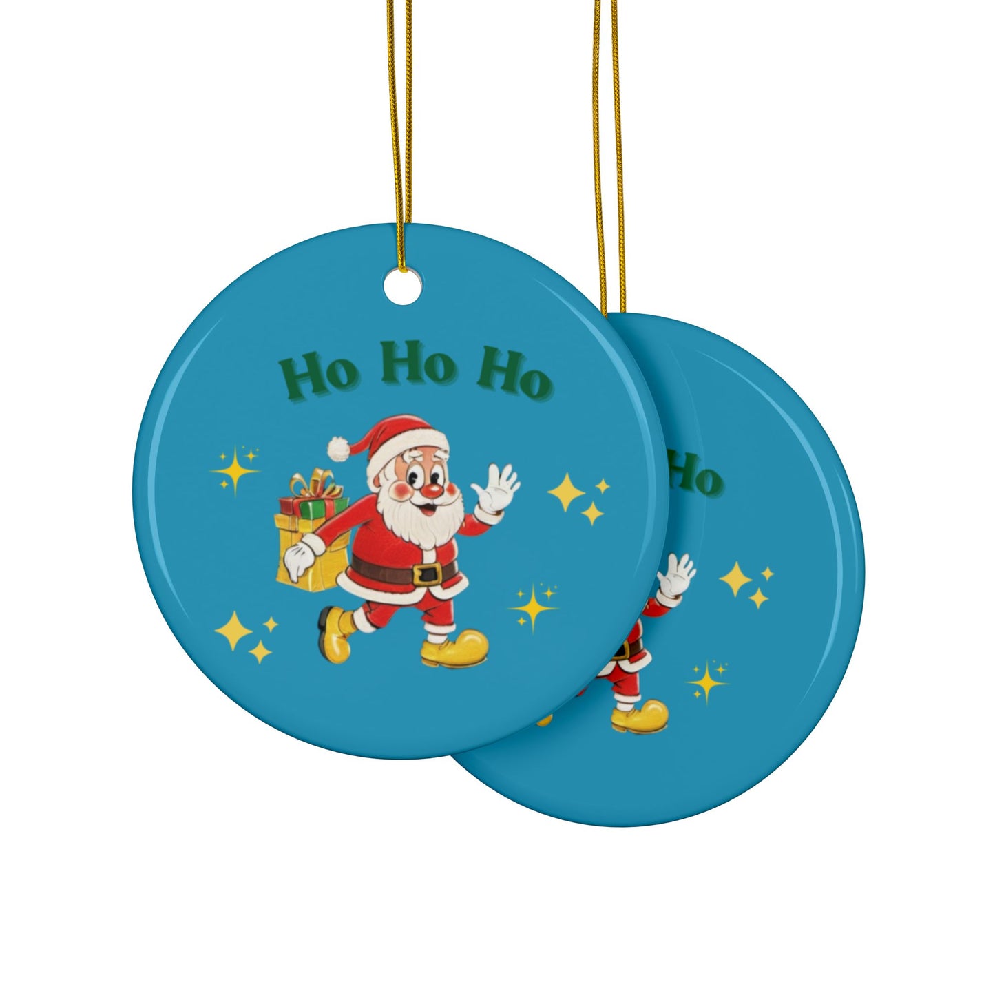 Santa Decorative Ceramic Ornament