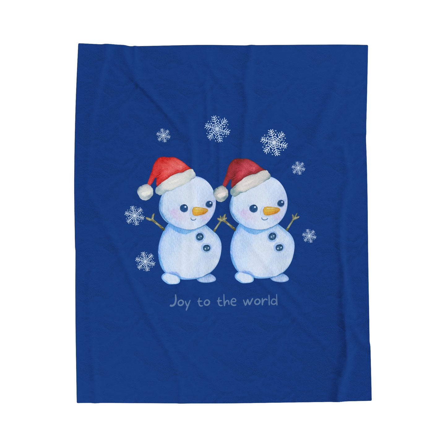 Snowman Velveteen Blanket