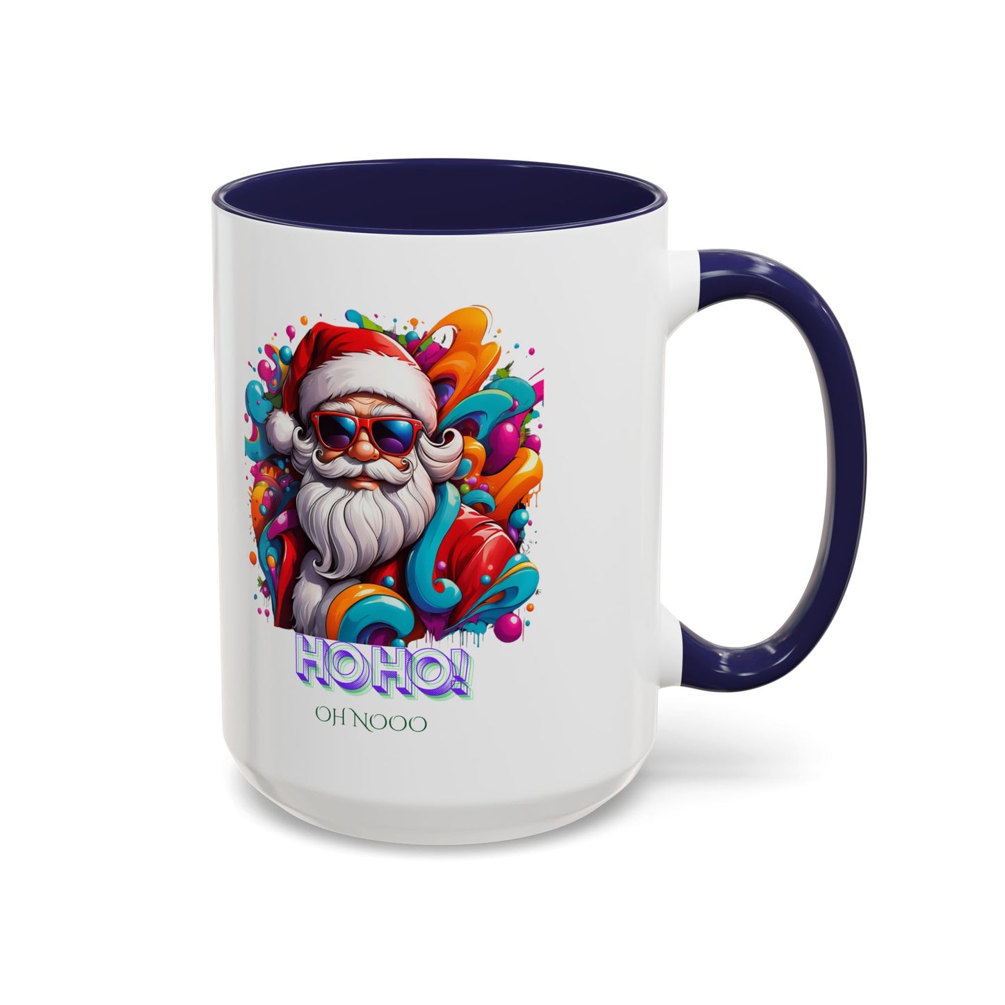 Funky Santa Accent Mug