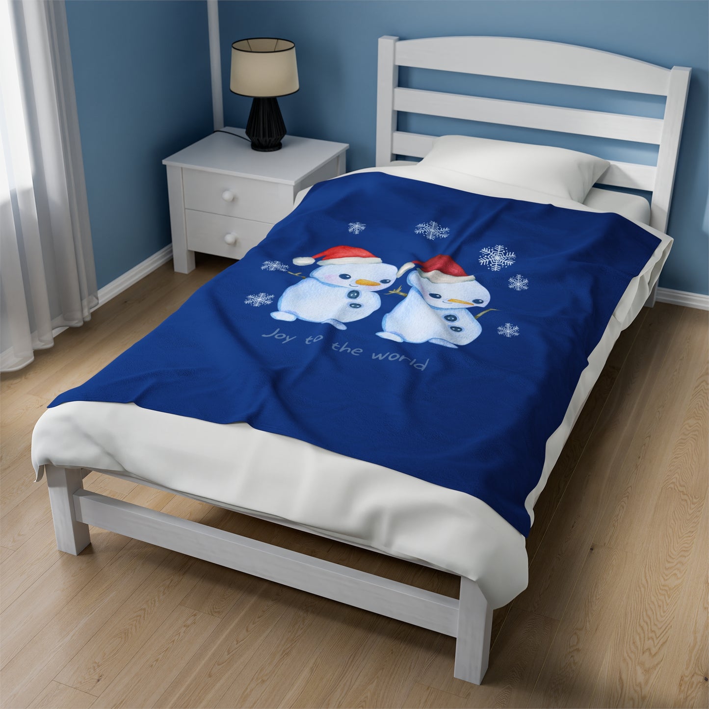 Snowman Velveteen Blanket