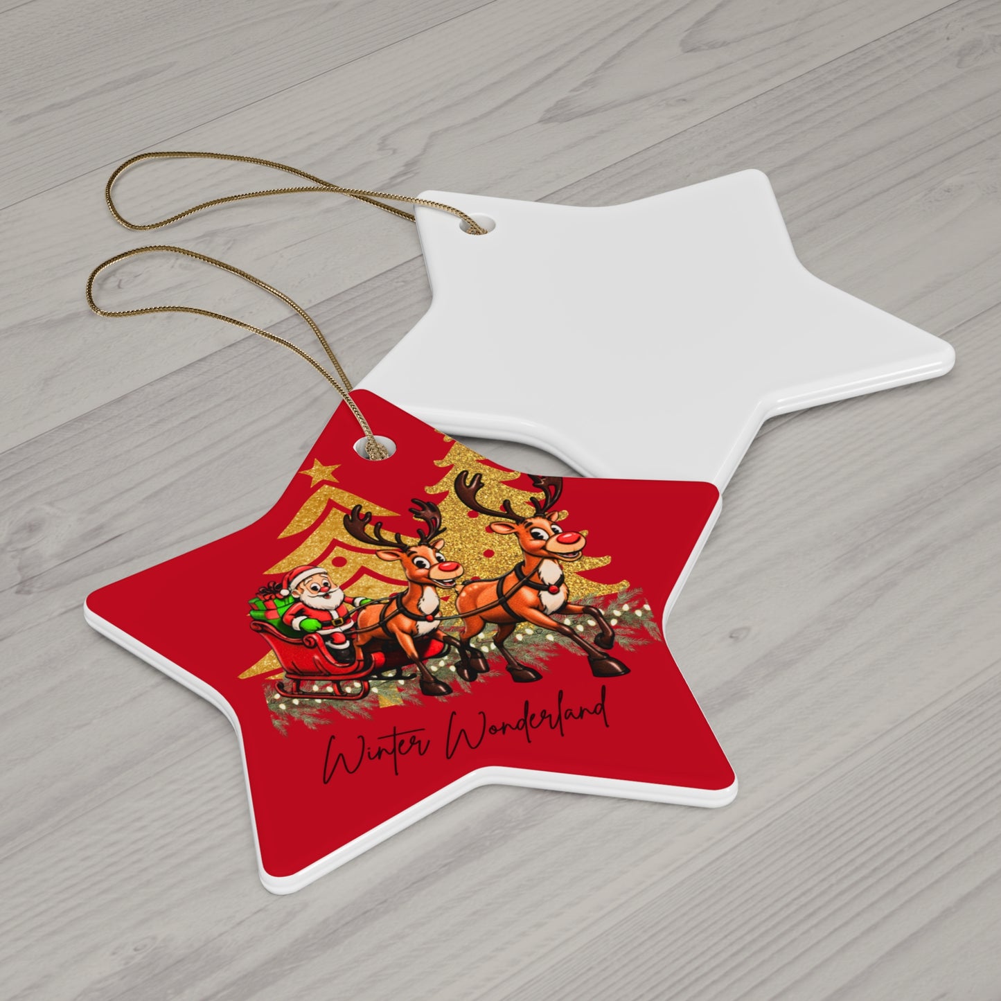 Santa's Sleigh Ornament