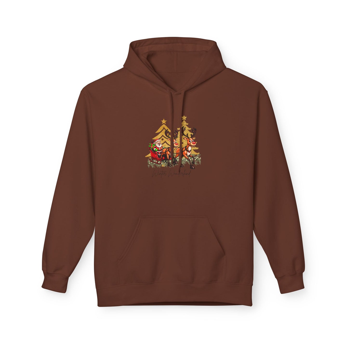 Santa's Sleigh Fleece Hoodie