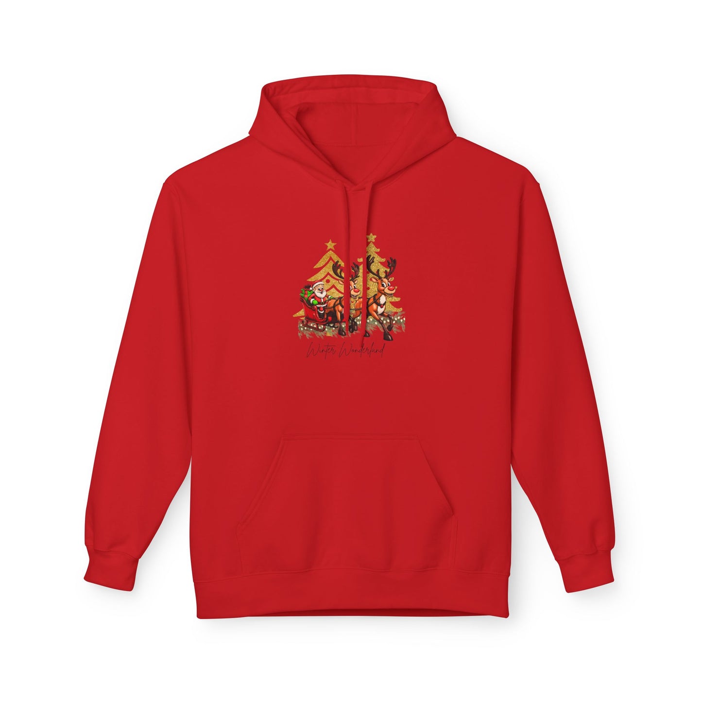 Santa's Sleigh Fleece Hoodie