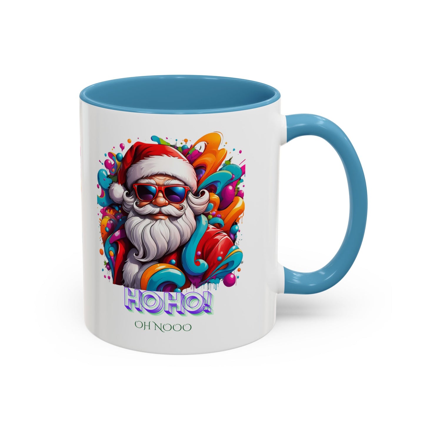 Funky Santa Accent Mug