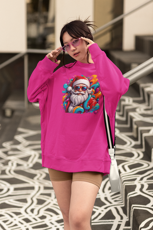 Funky Santa Crewneck Sweatshirt